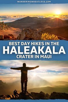 the best day hikes in the haleakala crater in mau