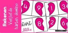 valentine's day activity for kids with numbers and hearts