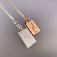 We can engrave what you provide to us，please make sure to send the photo or design to the seller by chat，they will give you some advice about the engraving！ How to customize？ 1,select the material and color. 2,select or note the design/pattern/logo you want to engrave on the pendent. 3,if you want to put your own logo/pattern on the necklace,please send the photo to the seller by chat. Material and Size: stainless steel/sterling silver 12 mm * 18 mm rectangle pendent/16''+2''(extension) Feel fre Minimalist Rectangular Necklace With Engraving Option, Engraved Rectangular Charm Necklaces As Gift, Engraved Rectangular Charm Necklace As Gift, Engraved Rectangular Charm Necklace Gift, Engraved Square Pendant Necklace As A Gift, Gold Necklace With Engraved Square Pendant, Minimalist Rectangular Engraved Charm Necklace, Elegant Engraved Square Pendant Charm Necklace, Square Pendant Engraved Necklace Gift