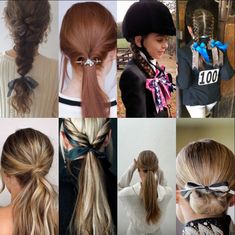 Riding Hairstyles Horseback, Cute Equestrian Hairstyles, Hairstyles For Riding Horses, Cute Hairstyles For Horseback Riding, Hairstyles For Equestrians, Horse Girl Hairstyles, Horse Back Riding Hair Styles, Equestrian Hairstyles Helmet, Hairstyles For Horseback Riding