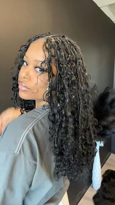 Goddess Locs Styles, Boho Soft Locs, Styles For Summer, Locs Styles, Boho Locs, Soft Locs, Goddess Braids Hairstyles, Faux Locs Hairstyles, Box Braids Hairstyles For Black Women