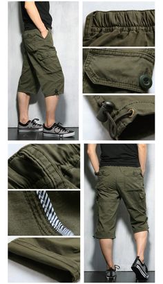 Stylish and sophisticated at the same time, the Balplein long length cargo shorts feature pockets for an eye-catching look and functionality. The zipper closure will make you cool and the mid-waist safari style will make you look smart at the same time. A must-have for a comfortable casual style!SpecificationsBrand Name: GeraldBlackPant Style: REGULARWaist Type: MidClosure Type: Zipper FlyStyle: Safari StyleMaterial: COTTONItem Type: ShortsLength: Knee LengthFit Type: REGULARGender: MenDecoratio Summer Knee-length Cargo Pants With Built-in Shorts, Summer Military Style Cargo Pants With Built-in Shorts, Summer Military Style Short Cargo Pants, Military Style Summer Bottoms With Pockets, Summer Military Style Bottoms With Pockets, Summer Military Bottoms With Pockets, Summer Knee-length Cargo Pants With Side Pockets, Summer Knee-length Cargo Pants, Summer Knee-length Bottoms For Outdoor