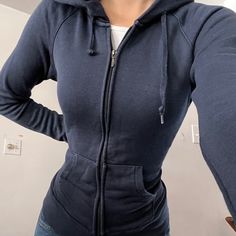 Uniqlo Navy Zip Up Size Small But Fits Like A Medium Perfect Condition, Never Worn Light Jacket Perfect For Summer Nights Or Going On Runs Casual School Outfit, Uniqlo Jackets, Uniqlo Women, School Outfit, Light Jacket, Summer Nights, Jacket Outfits, Uniqlo, Winter Outfits