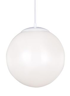 a white light hanging from a ceiling fixture