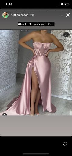 Strapless Prom Dress, Mermaid Prom Dress, Dress With Pleats, Satin Evening Dresses, Looks Party, Satin Color, Mermaid Prom Dresses, Long Prom Dress