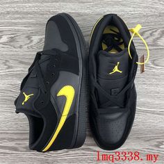 Air Jordan 1 Low "Black / University Gold" Air Jordan 1 Low Black, Air Jordan Sneakers, Air Jordan 1 Low, Jordan 1 Low, Air Jordan 1, Jordans Sneakers, Jordan 1, Puma Sneaker, Air Jordan