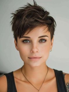 Top Short Hairstyles for Round Faces - Find Your Perfect Cut Pixie Hairstyles For Round Faces, Pixie Cut Round Face, Short Choppy Haircuts, Oval Face Haircuts, Short Layered Haircuts, Short Hair Styles For Round Faces, Short Hair Balayage, Haircuts For Women, Round Faces