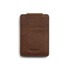 Our sturdy and reliable Magnetic Money Clip Wallet, designed to last years of use and built from our signature Navigator leather. Includes two leather-lined credit card slots and a leather-wrapped magnetic clip. Monogramming available for a personal touch. | Shinola Men's Magnetic Money Clip Card Wallet Classic Bifold Card Holder For Everyday Use, Classic Bifold Wallet With Leather Patch, Classic Leather Card Holder With Coin Pocket, Classic Leather Wallets With Card Slots, Classic Rectangular Everyday Card Holder, Leather Wallet With Rfid Blocking, Classic Card Holder For Everyday Carry, Rfid Blocking Rectangular Wallet For Everyday Carry, Rfid Blocking Everyday Rectangular Wallet