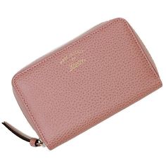 One Coin, Zip Wallet, Pink Leather, Pebbled Leather, Soft Pink, Gucci Bag, Card Slots