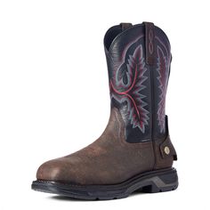 The WorkHog® XT EZ Zip™ Adaptive Work Boot was designed specifically for those with limb loss or other foot complications. Built for maximum side-to-side stability plus superior cushioning and shock absorption, these boots are a big step to making Ariat boots wearable for all.\r\n\r\nDesigned specifically for people with adaptive footwear needs\r\nFull back-zip to allow straight entry into the boot\r\nNon-metallic carbon safety cap protects toes against falling and heavy rolling objects\r\nMeets Brown Abrasion-resistant Round Toe Boots, Abrasion-resistant Boots For Outdoor Work, Abrasion-resistant Round Toe Boots For Outdoor Work, Brown Abrasion-resistant Work Boots With Round Toe, Western Style Black Boots For Outdoor Work, Abrasion-resistant Snip Toe Boots For Outdoor Work, Western Style Snip Toe Work Boots, Western Boots With Snip Toe And Impact Resistance, Ariat Work Boots