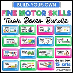 the fine motor skills task box bundle