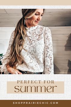 Unleash your free-spirited western aesthetic with this enchanting lace long sleeve top that features intricate floral lace and an adorable ruffle neckline. Perfect for cowgirl outfit ideas or simply adding a western flair to any outfit, this top is a must-have for every fashionista. Don't let this opportunity pass you by – shop today to elevate your wardrobe! Chic Scalloped Lace Top For Fall, Chic Scalloped Lace Top For Spring, Feminine Spring Lace Top, Feminine Spring Blouse With Lace Sleeves, Feminine Scalloped Lace Top For Summer, Chic Scalloped Lace Fall Blouse, Chic Spring Blouse With Scalloped Lace, Spring Feminine Lace Collar Top, Feminine Lace Top For Spring