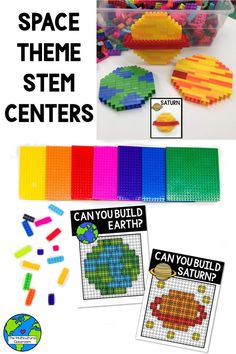 Lego Classroom Theme, Space Stem, Stem Night, Lego Learning, Lego Camp, Elementary Stem, Stem Camp, Planet Project, Stem Centers