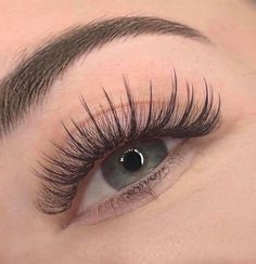 Lash Extensions Open Eye Style, Long Lashes Extensions, Doll Eye Volume Lash Extensions, Long Eyelash Extensions, Eyelash Extensions Classic, Tattoo Artist Tattoo