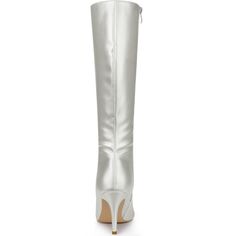 These women's stiletto-heel knee-high boots feature a pointy toe, high heels, and a soft faux leather upper that is versatile and comfortable. They are finished with a cushioned insole, soft interior lining, and a side zipper closure for easy on and off. Add a touch of style to your daily outfits to keep your legs looking long and attractive and keep you warm this season. Heel Knee High Boots, Womens Stilettos, Closed Toe Shoes, Faux Leather Heels, Halloween Women, Stiletto Heel, Daily Outfits, Leather Heels, High Boots