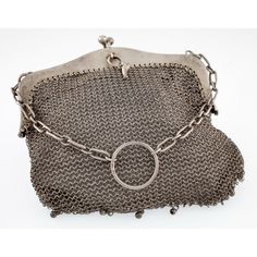 Gorgeous Sterling Silver Vintage Chainmail Coin Purse w/ Fabric Interior Features Chain Mail Design Attached to Hinged Clasping Top Width of Purse = Appx 4.25" Length of Purse = Appx 4" Total Mass = 93.2 grams Gorgeous Piece! Reference Item #AV-4832 JP 11/13/2019 Chainmail Bag, Chainmail Purse, Chainmail Jewelry, Chain Mail, Design Inspo, Sterling Silber, Purses And Handbags, Shoulder Bags, Coin Purse