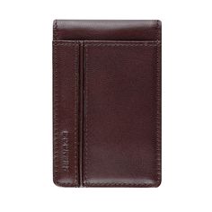 This bifold slim magnetic front pocket wallet by Dockers comes with a removable money clip for added versatility. This bifold slim magnetic front pocket wallet by Dockers comes with a removable money clip for added versatility. FEATURES Bifold front pocket wallet with piping detail RFID-blocking technology helps protect your informationFABRIC & CARE Genuine leather Wipe clean ImportedDETAILS 0.5"H x 3"W x 4"L Includes four credit card slots and one ID window Removable metal money clip with engra Business Trifold Wallet With Cell Phone Pocket, Business Bifold Card Holder With Cell Phone Pocket, Classic Trifold Wallet With Cell Phone Pocket, Business Card Holder With Cell Phone Pocket, Classic Leather Trifold Wallet With Cell Phone Pocket, Classic Trifold Wallet With Magnetic Closure, Classic Brown Card Holder With Cell Phone Pocket, Classic Bifold Wallet With Magnetic Closure, Front Pocket Wallet