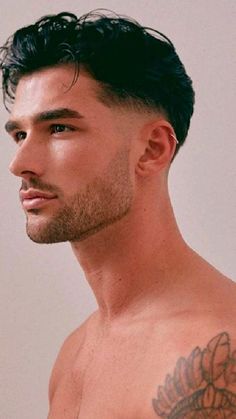 Haircut For Medium Hair Men, Mens Short Wavy Hair, Men Hair Undercut, Medium Wavy Haircuts Men, Long Hair Men Style Medium, Medium Haircut Men Undercut, Curly Undercut Mens, Haircuts For Medium Hair Men, Black Hair Men