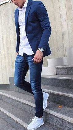 Blazer Outfits Men, Blazer Outfits Casual, Mens Fashion Blazer, Mens Casual Dress Outfits, Fashion Suits For Men, Mens Fashion Classy