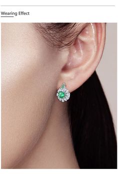 Fashion Earrings- Silver Earrings For Women 925 Sterling Silver Sparkling Square Green Spinel White CZ Flower Luxury Trendy Fine JewelryModel Number:1005003303593499 Elegant Green Flower Earrings For Formal Occasions, Elegant Green Round Flower Earrings, Elegant Green Flower Earrings, Elegant Green Cluster Earrings In Sterling Silver, Flower Luxury, Earrings Silver, Flower Earrings, Earrings For Women, Fashion Earrings