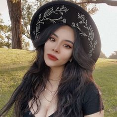 🖤Top quality vegan felt wide brim hat 🖤 Adjustable ribbon inside hat to tighten for better fit or windy days 🖤Durable design, won't fade from the sun, light weight, smooth to touch 🖤Design are not painted or emboridery 🖤Please message me if you have any questions or need it by a certain time or need to rush the order Winter Festival Wide Brim Sun Hat, Winter Festival Felt Hat With Curved Brim, Bohemian Wide Brim Cloche Hat For Winter, Bohemian Felt Hat For Party, Whimsical Curved Brim Hat Bands For Festivals, Whimsical Wide Brim Sun Hat For Festivals, Whimsical Sun Hat With Curved Brim For Festivals, Bohemian Wide Brim Felt Hat For Party, Whimsical Fedora Hat