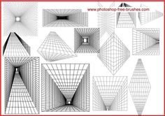 an image of many different shapes that are in the shape of squares and rectangles