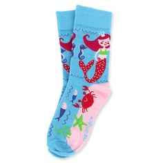 Kids novelty socks by Two Left Feet. These are sized kids M/L and are make such fun gifts. Fun Gifts, Novelty Socks, Kids Socks, Free Giveaway, Cool Gifts, Mermaid, Socks, Gifts