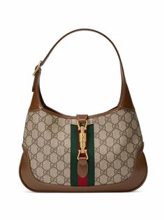 Shoulder bag, one main compartment, characteristic band, internal zip pocket and regular, removable shoulder strap. This item is in size UNI and the color is Brown Monogram Bag Outfit, Gucci Bags Handbags, Luxury Lounge, Slouchy Hobo Bag, Bag Gucci, Gucci Monogram, Monogram Bag, Van Cleef Arpels, Gucci Handbags