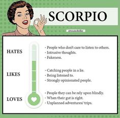 a poster with the words scorpio on it and an image of a woman holding her hand up