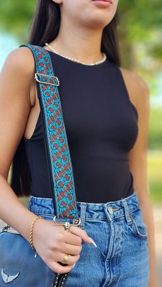 Introducing our 2023 collection edition of versatile and stylish bag straps, designed to elevate your favorite accessories to new heights. Whether you want to refresh your crossbody bag, handbag, or purse, we have the perfect strap for you. Elevate your style and make a bold statement with our meticulously crafted straps, made from premium materials with meticulous attention to detail. https://www.etsy.com/il-en/shop/OrbitStraps?ref=seller-platform-mcnav&section_id=26429073 For those who appreciate the convenience of a crossbody bag, our must-have crossbody bag strap offers both comfort and adjustability. It allows you to wear your bag hands-free while adding a touch of modern sophistication to your ensemble. If you're seeking to transform your handbag or purse, our handbag purse strap is Blue Detachable Bag Strap, Turquoise Crossbody Bag With Adjustable Strap, Red Crossbody Bag Strap For Everyday Use, Red Crossbody Bag Strap With Long Strap, Blue Crossbody Shoulder Bag With Logo Strap, Red Crossbody Long Strap For Bags, Trendy Blue Crossbody Bag Strap, Turquoise Bags With Adjustable Strap For Everyday, Blue Rectangular Adjustable Bag Strap