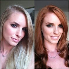 Went from sandy blonde to light auburn at home using one box of clairol nice and easy in natural light auburn. :) blonde to red hair Blonde To Auburn Hair, From Blonde To Red Hair, Blonde To Red Hair, Blonde To Red, Auburn Blonde, Light Auburn Hair, Blonde Dye, Strawberry Hair, Light Auburn