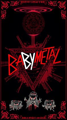 a poster with the words babymet on it