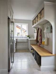 a kitchen filled with lots of counter top space