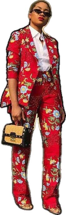 Traditional Formal Sets With Floral Print, Traditional Floral Print Formal Set, Traditional Spring Workwear Sets, Elegant Printed Formal Sets, Elegant Fitted Printed Suits, Traditional Printed Formal Sets, Traditional Printed Sets For Formal Occasions, Floral Print Sets For Workwear, Ankara Two Piece