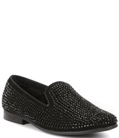 Shop for Steve Madden Men's Caviarr Crystal Embellishment Slip-On Loafers at Dillard's. Visit Dillard's to find clothing, accessories, shoes, cosmetics & more. The Style of Your Life. Black Loafers Men, Prom Suits For Men, Sparkly Shoes, Sharp Dressed Man, Black Loafers, Crystal Embellishment, Dillard's, Mad Men, Shoes Men