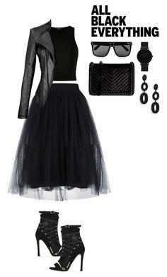 Tulle Skirts Outfit, Black Everything, All Black Everything, Looks Black, Looks Chic, Lynx, Narnia, Outfits Casuales, Black Outfit