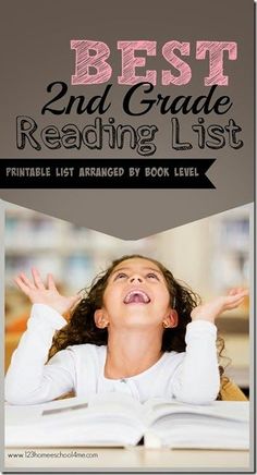 FREE Printable 2nd Grade Reading List Reading List Printable, Amazing Books