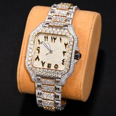 S925 VVS1 Moissanite Square Arabic Numeral Watch - Different Drips Mission To Mercury, Female Watches, Fine Watches, Hip Hop Jewelry, Adjustable Necklace, Diamond Watch, Luxury Watch, Chronograph Watch, Shape Patterns