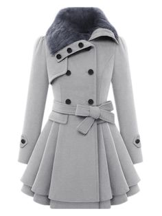 30-70% OFF✓ Fast Shipping✓Add retro elegance to your winter wardrobe with a 1950s fur collar waisted coat. A flattering silhouette and cozy fur details create a timeless look. 1950s Outfits, Vintage Romper, Standard Dress, Patchwork Dress, Clothes Organization, Dress Romper, Fur Collar, Fur Collars, White Shop