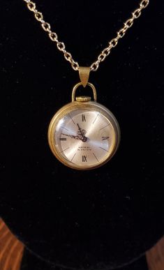 This is a vintage ladies pendant watch made by the German watch company  Kaiser. The decade it was from had to be guessed as it is difficult to find out much about this company which makes the watch even more special. They were known to make very nice quality watches. It is in wonderful vintage condition and runs and keeps time well. The chain is included with the watch. Please see the photo of the hands, they are very intricate. The crystal is in wonderful condition as well. This is a great wat Pendant Watch, Pendant Watches, Watch Companies, Watch Necklace, Vintage Watches, Pocket Watch, Vintage Ladies, Jewelry Watches, Pendant Necklace