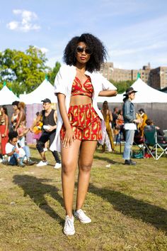 Afropunk 2017, Black Festival Outfit, Afro Punk Fashion, Ankara Short, Festival Outfits Rave, Look Festival, Summer Festival Outfit, Latest Ankara, African Fashion Modern