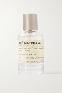 New York-based brand Le Labo takes an irreverent approach to fragrance, often incorporating unexpected ingredients into its perfumes. Inspired by the meditative practice of Japanese tea ceremonies, 'Thé Matcha 26' has been formulated to bring a sense of inner peace. Bitter Orange gives way to middle notes of Matcha Tea infused with Creamy Fig, and dries down to a soft Vetiver and Cedar base. The Matcha 26, The Matcha, Japanese Tea Ceremony, Bitter Orange, Matcha Tea, Japanese Tea, Tea Infuser, Malbec, What’s Going On