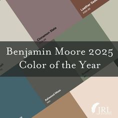 an image of the color of the year for benjam moore 2055 colors of the year