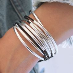 Lizzy Classic Silver Plated Leather 4 Strand Convertible Wrap Bracelet: This Modern, Layered Piece Is One Of Lizzy’s First Wraps That Helped Launch The Brand And Is Still A Fan Favorite. Sophisticated And Timeless, This Popular Convertible Wrap Can Spruce Up Any Outfit And Can Be Worn As A Bracelet And As A Necklace. 4 Leather Strands - Antique Brown Convertible From A Wrap Bracelet To A Necklace Silver Plate Crescents Silver Plate Clasp Classic Bracelets, Wrap Necklaces, A Bracelet, Brown Silver, Strand Bracelet, Leather Wrap Bracelet, Heart Bracelet, Leather Wraps, Necklace Silver