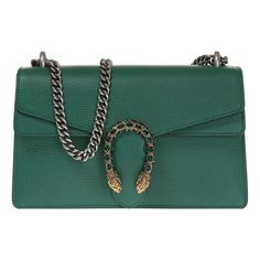 (WMNS) GUCCI Dionysus SeriesSingle Shoulder Bag Small Green 400249-CAOGX-3120 (Women's/Leather/Messenger Bag) Gucci Dionysus Green, Gucci Dionysus Mini, Gucci Bag Dionysus, Dr Wardrobe, Fashion Performance, Leather Messenger Bag, Leather Messenger, Stylish Sneakers, Gucci Dionysus