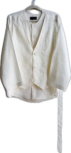 Long Sleeve Dress Shirt For Summer, Long Sleeve Dress Shirt With Buttons For Summer, Formal Long Sleeve Linen Top, Summer Long Sleeve Dress Shirt With Button Cuffs, Single Breasted Long Sleeve Linen Top, Business Long Sleeve Linen Tops, Business Linen Long Sleeve Tops, Mens White Shirt, Mens Pleated Pants