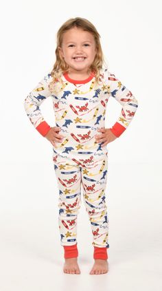 Our pajamas come with a unique set of Dreamer Cards (fun flash cards). The cards coordinate with the pajama print and your child's learning needs! This creates a new and fun bedtime routine! Join the happy families who enjoy seeing their kids collect the cards and learn! The classic long sleeve pajamas are breathable, stretchy, and super soft. We use GOTS certified organic cotton for your little one! Product Features: 1 set of dreamer cards (13 cards). Collect the cards! 2-piece pajama set, long Pajama Set Long, Happy Families, Long Sleeve Pajamas, Soft Pajamas, Genetically Modified, Bedtime Routine, Flash Cards, Child Development, Long Sleeve Pyjamas