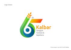 the 6th kalbar logo is displayed on a white background with an orange, green and