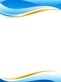 an abstract blue and white background with gold lines on the bottom, along with a blank space for your text or image