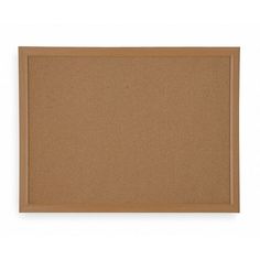 a brown cork board on a white background